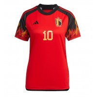 Belgia Eden Hazard #10 Hjemmedrakt Dame VM 2022 Kortermet